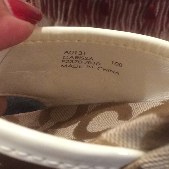 💕💕 new Coach Carissa platforform mules Sz 10B - Picture 8 of 8